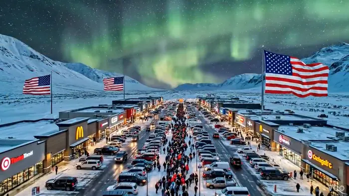 Imagini cu Groenlanda, sub ocupația SUA, realizate cu IA, au devenit virale