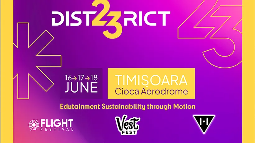 District23, cel mai mare festival de muzică din vestul României, în iunie, la TIMIȘOARA