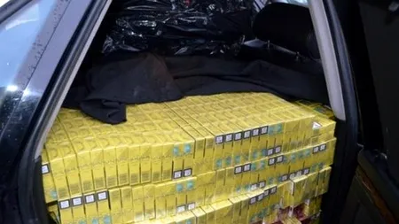 Cum a fost ''prins'' un șofer ucrainean care transporta țigări de contrabandă