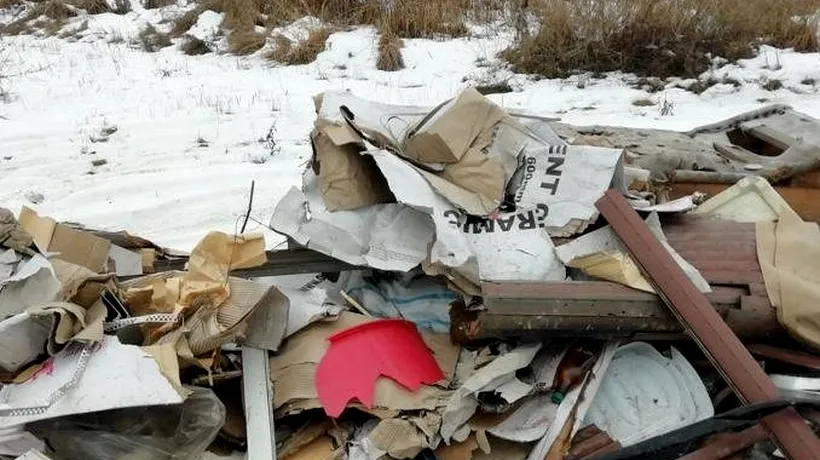 Un bărbat care a aruncat deșeuri pe spațiul public din Brașov, depistat cu ajutorul unui bon de comandă pentru mâncare