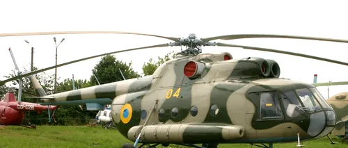 Un elicopter militar s-a prăbușit în Ucraina