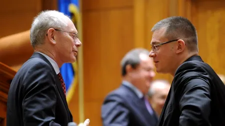 Premierul Ungureanu, către președintele Consiliului European: 