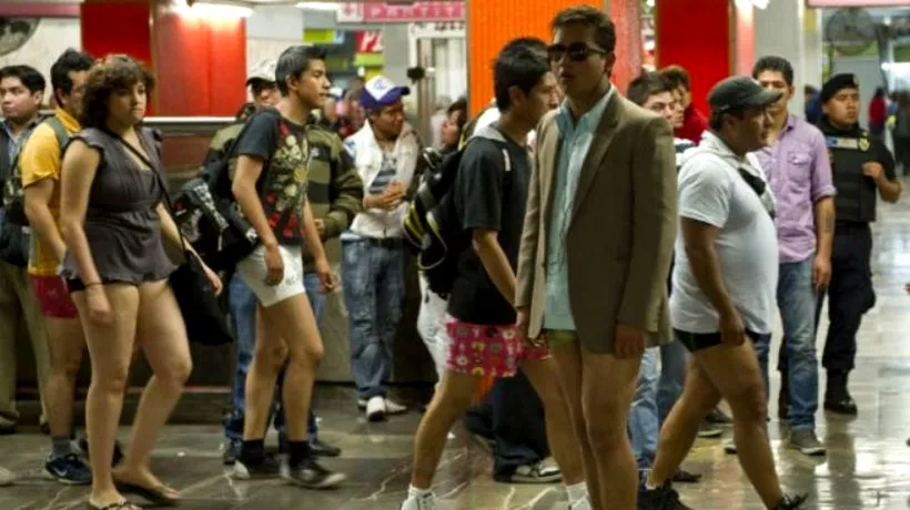 Ziua mondială fără pantaloni, sărbătorită în multe orașe de pe mapamond