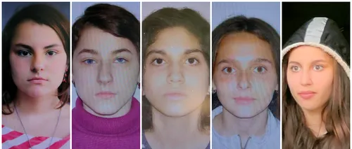 Cinci adolescente, dispărute dintr-un centru de plasament! Fetele au între 13 și 17 ani