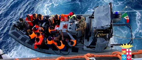 Italia a salvat 4.000 de imigranți, în ultimele 48 de ore, în Marea Mediterană