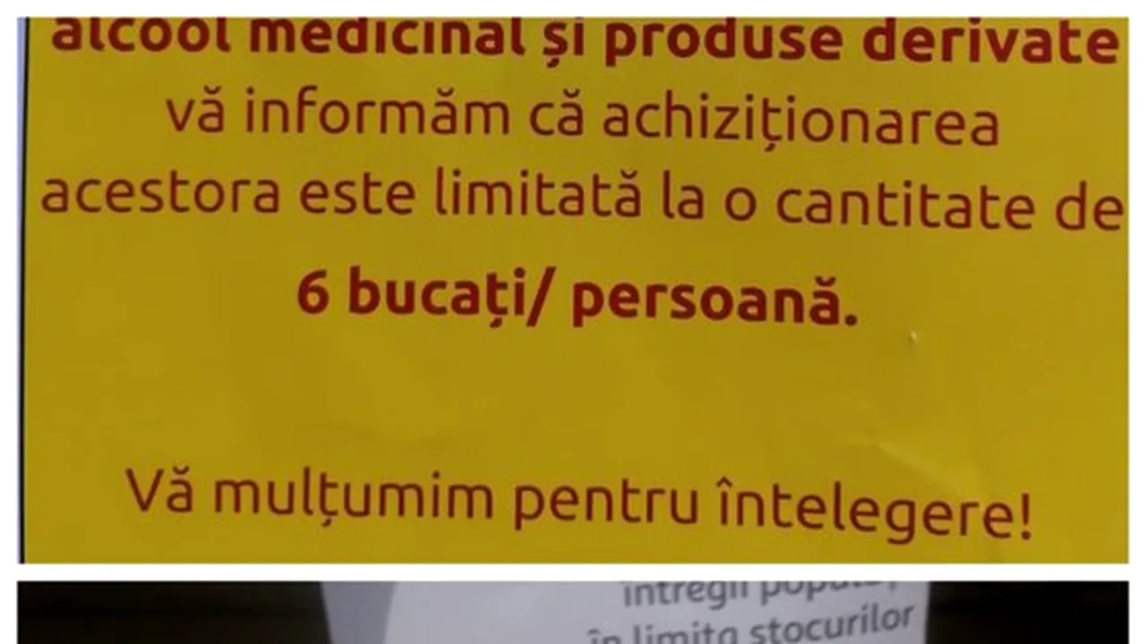 RAȚIONALIZARE. Lanţurile de magazine alimentare limitează la raft cantităţile de produse care pot fi cumpărate