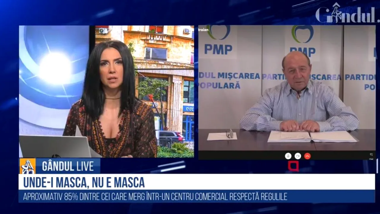 GÂNDUL LIVE. Traian Băsescu: Raed Arafat nu este acea minte limpede pentru situații de criză! / Nu mai au unde să pună cadavrele...