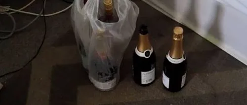 Un hoț a crezut că a dat lovitura vieții și s-a apucat să sărbătorească cu șampanie. Ce șoc au avut polițiștii