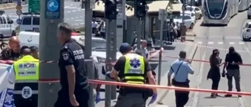 Atac sângeros lângă sediul Poliției din Ierusalim. Agresorul a fost împușcat de forțele de ordine (VIDEO)