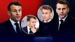 După ce a fost pălmuit de soție la scara avionului, Macron a apărut în fața trupelor franceze cu un ochi roșu