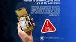 DNSC: „Atenție la ofertele prea bune ca să fie adevărate!”. O tentativă de fraudă în numele brandului Notino este în desfășurare