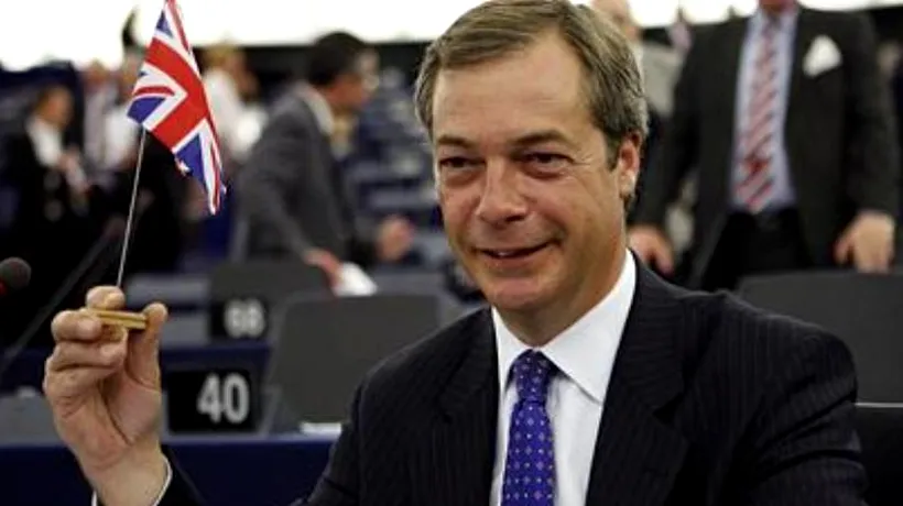 Nigel Farage, liderul UKIP, este omul care vrea să-i scoată pe britanici din UE
