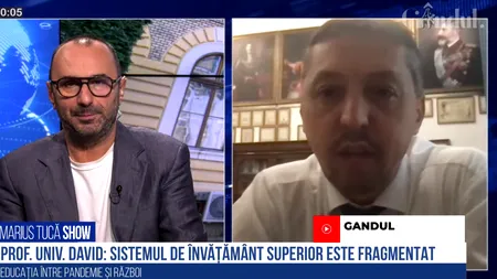 VIDEO | Daniel David, despre învățământul superior din România: „Politicile educaționale din țară sunt impredictibile și nu susțin cu adevărat, pe termen lung, excelența. Sistemul nostru este prea fragmentat”
