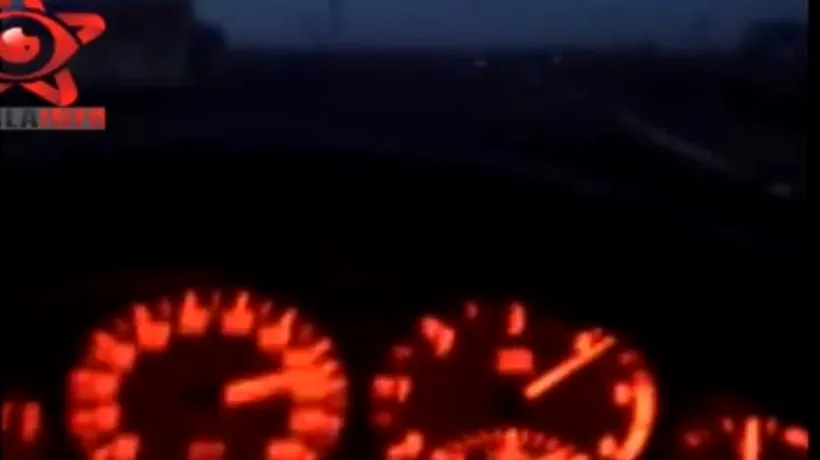 Ce viteză a atins un șofer clujean pe o șosea din localitatea Fundătura. Totul a fost filmat și pus pe Internet