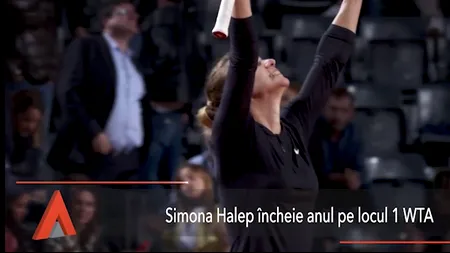 Simona HALEP încheie anul pe locul 1 în WTA. Tenismena va deveni Doctor Honorius Causa al Universității de Vest din Timișoara