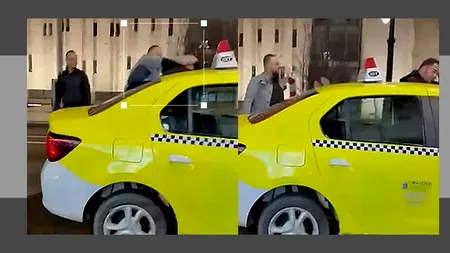 Imagini ȘOCANTE în Craiova. Doi taximetriști s-au bătut pentru un loc de parcare