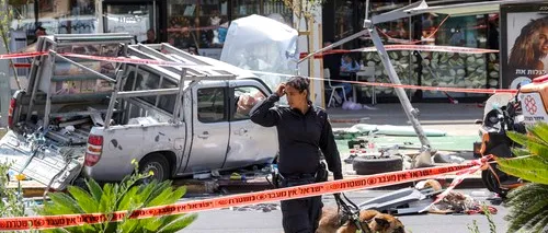 Atac la Tel Aviv: 7 persoane sunt în stare gravă, suspectul a fost ucis