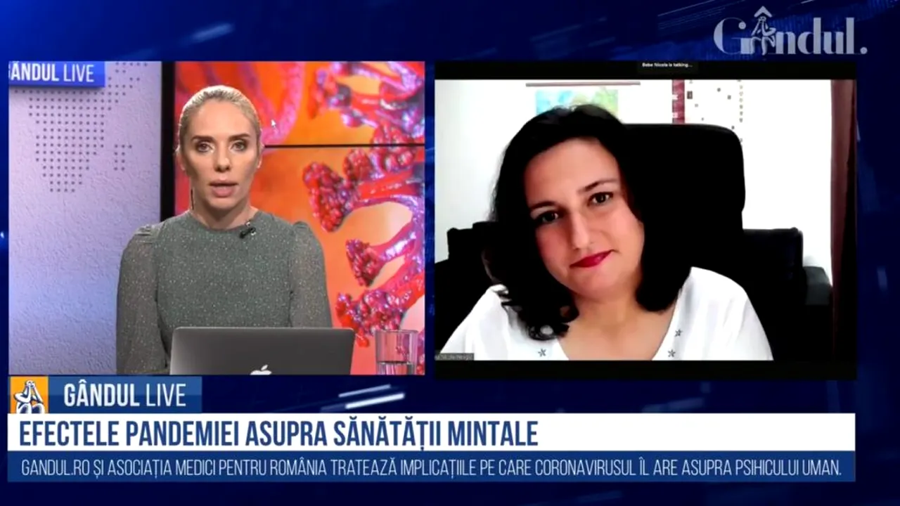 Webinar interactiv „Gândul” și Asociația „Medici pentru România”. Ana Maria Nicola, despre experiența Covid: Cea mai mare problemă este nesiguranța în care te afli