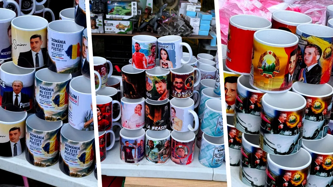 Căni cu Călin Georgescu, George Simion sau Putin, atracția principală de la Târgul de Fete de pe Muntele Găina