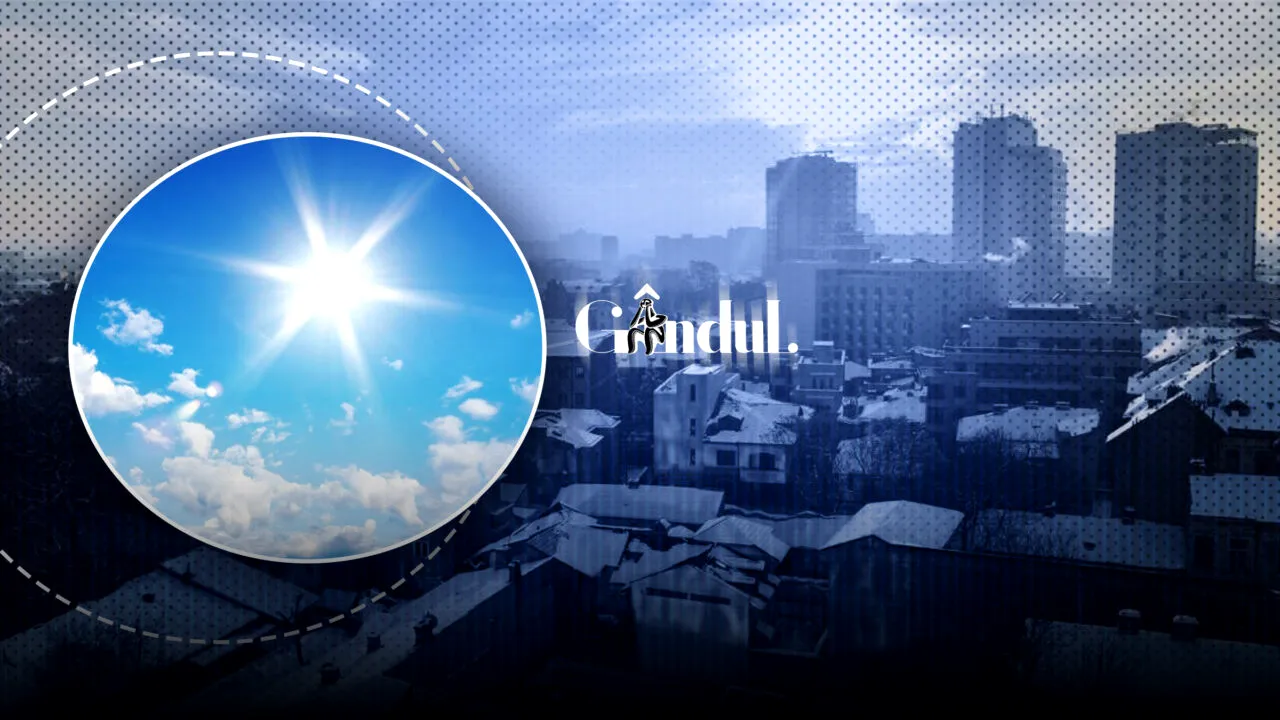 În ce zone din România vor fi temperaturi mai mari decât cele normale pentru sfârșitul lui februarie. ANM, prognoză detaliată pentru Gândul