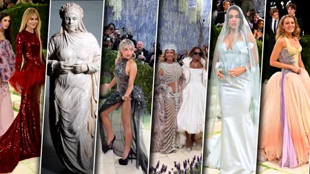 Met Gala 2026: Care au fost cele mai extravagante și controversate ținute. Heidi Klum a fost o statuie vie, iar Madonna a venit cu o corabie pe cap
