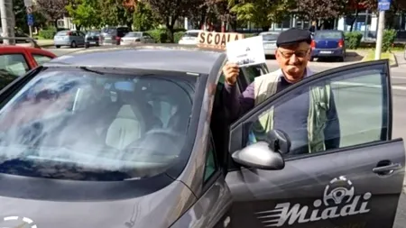 Un maramureșean a demonstrat că poate obține permisul de conducere la vârsta de 72 de ani