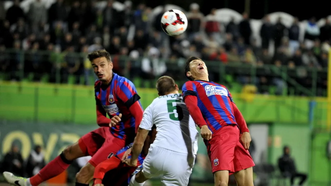 STEAUA-VASLUI LIVE în LIGA I