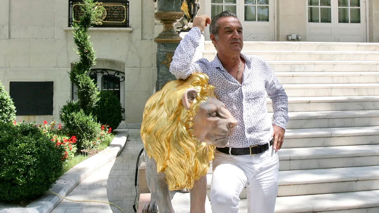 Gigi Becali a cumpărat casă unei familii cu 7 copii, ducând plasmă, mașină de spălat și pahare de cristal. 