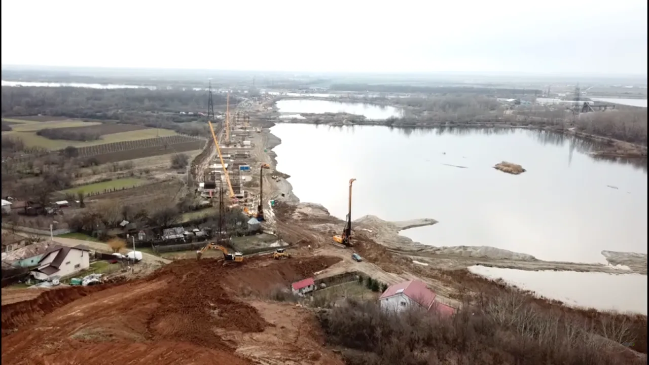 În ce stadiu se află lucrările la Drumul Expres Craiova - Piteşti (VIDEO)