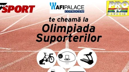 Dana Rogoz și Dan Cruceru se întrec la OLIMPIADA SUPORTERILOR
