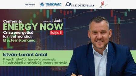 ENERGY NOW III. István-Loránt Antal: „Este nevoie să înțelegem că trebuie să investim în noi capacități, să retehnologizăm capacitățile existente”