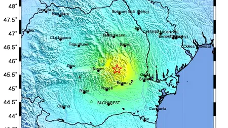 Trei cutremure, înregistrate în zona Vrancea în 24 de ore