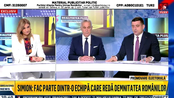 George Simion: „Prima chestiune de care mă ocup în scaunul de președinte este să garantez revenirea la ordinea constituțională”
