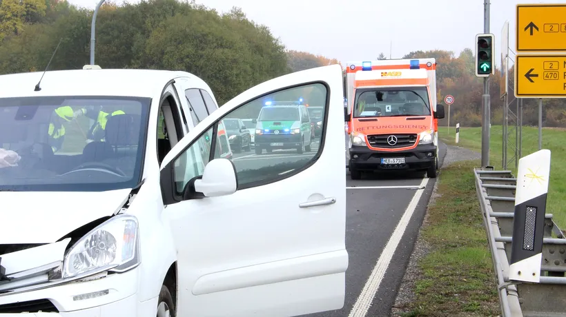 Accident grav pe DN71. O ambulanță, implicată în coliziunea din Dâmbovița!