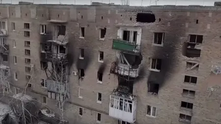 8 ȘTIRI DE LA ORA 8. Cum arată primul oraș din Ucraina complet distrus de armata rusă. Volnovakha este acum o ruină (VIDEO)