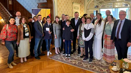 FOTO | Ziua Românilor de Pretutindeni, celebrată la Bruxelles. La eveniment a participa și secretarul de stat Gheorghe Cârciu