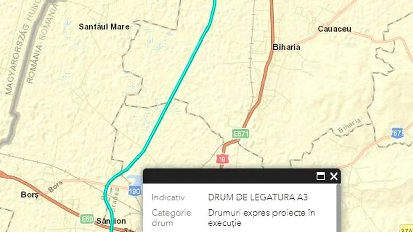 Circulația rutieră pe A3 va fi închisă, miercuri, de la 11:00, în zona localității Biharia