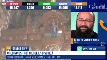 GÂNDUL LIVE. Preotul Visarion Alexa: Este inadmisibil să umilești o întreagă biserică, îndemnându-i să folosească pahare și lingurițe de plastic ca și cum ar mânca înghețată pe drum