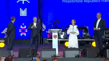 Moment istoric la Chișinău. Macron și Tusk le-au vorbit moldovenilor în limba română: „Vom scrie un nou capitol din istoria Moldovei”