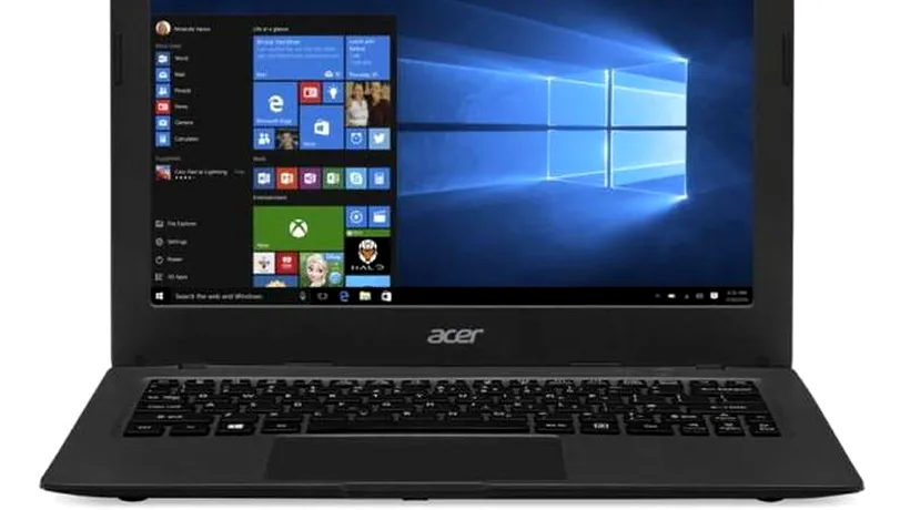 Acer a lansat o serie de laptopuri cu Windows 10 la care prețurile încep de la 170 de dolari