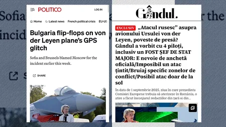 Gândul a avut dreptate: avionul Ursulei von der Leyen NU a fost bruiat de ruși. Autoritățile bulgare au recunoscut ceea ce Gândul a demonstrat deja de 2 zile