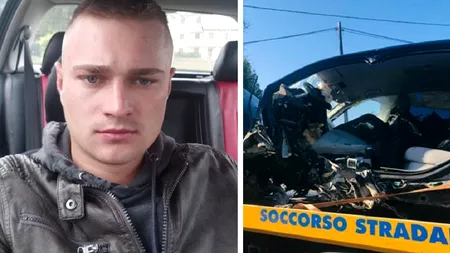 FOTO| Cine este Cătălin, românul de 23 de ani mort într-un accident în Italia, după ce a intrat cu mașina într-un zid