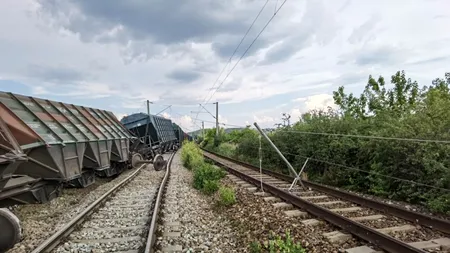 Un tren de marfă a deraiat în județul Iași. Circulația feroviară pe ruta Iași-Pașcani, blocată