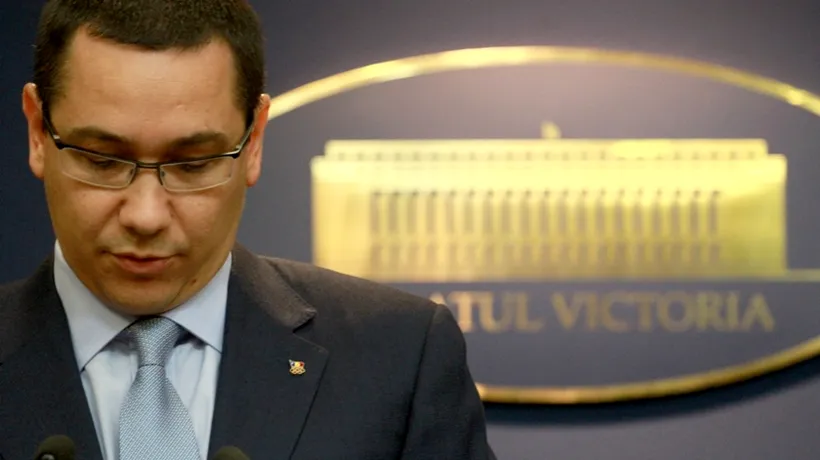 SONDAJ. Ce notă i-ați da lui Victor Ponta pentru activitatea de premier?