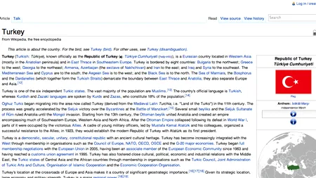 Turcia avertizează Wikipedia în privința conținutului și vrea să impoziteze site-ul