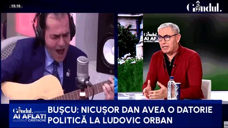 Doru Bușcu a spus motivul pentru care Ludovic Orban a fost numit consilier prezidențial: „Avea o DATORIE sentimentală”