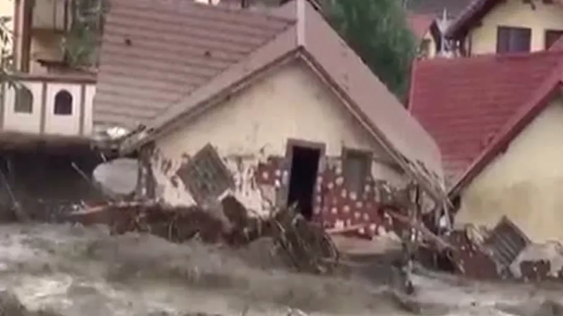Stațiunea Băile Olănești, grav afectată de inundații