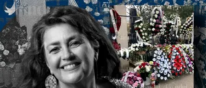 VIDEO | Rona Hartner va fi condusă pe ultimul drum. Cine a venit încă de dimineață la capela unde a fost depus trupul neînsuflețit al actriței