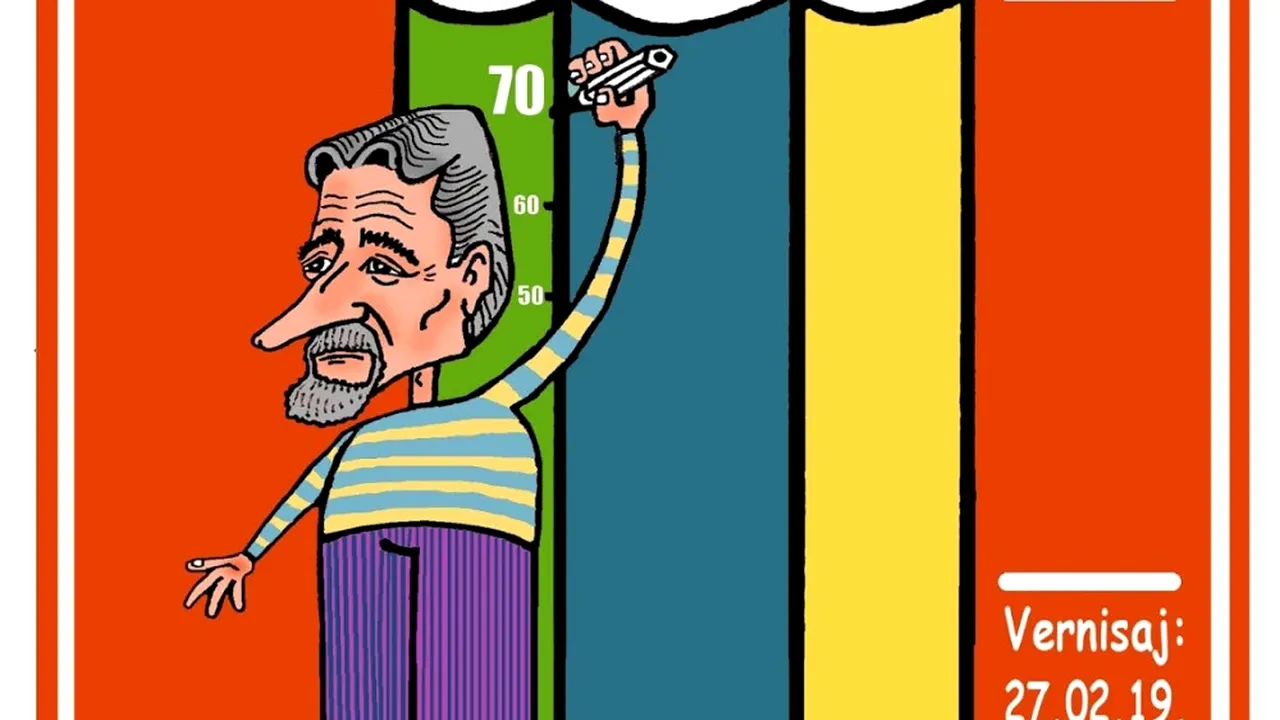 Cristian Mihăilescu sărbătorește CARICATURA cu expoziția 