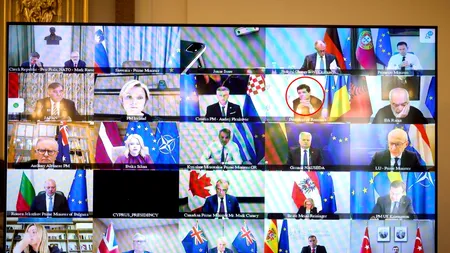 Unde se ascunde președintele? Nicușor Dan, hologramă în video-conferința Coaliției de Voință